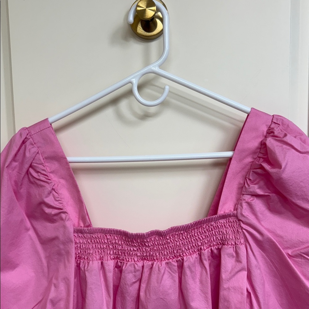 H&M Pink Puff Sleeve Blouse - Picture 4 of 11